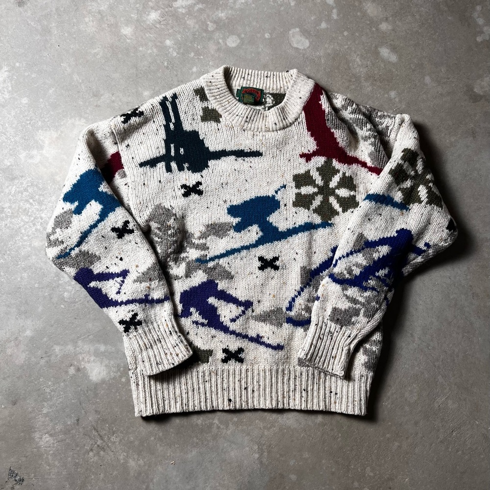 Men's Multicolor Patterned Sweater